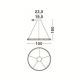 Pendule, Lustre suspendate - Lustra LED design circular, Otel, Argintiu, Cristal K9, ETEKEN NVL-9501216