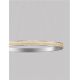 Pendule, Lustre suspendate - Lustra LED design circular, Otel, Argintiu, Cristal K9, ETEKEN NVL-9501216