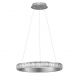 Pendule, Lustre suspendate - Lustra LED design circular, Otel, Argintiu, Cristal K9, ETEKEN NVL-9501214