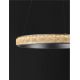 Pendule, Lustre suspendate - Lustra LED design circular, Otel, Argintiu, Cristal K9, ETEKEN NVL-9501214