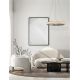 Pendule, Lustre suspendate - Lustra LED design circular, Otel, Argintiu, Cristal K9, ETEKEN NVL-9501214