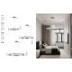 Pendule, Lustre suspendate - Lustra LED design circular, Otel, Argintiu, Cristal K9, ETEKEN NVL-9501214