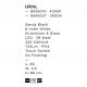 Oglinzi - Oglinda baie cu iluminat LED IP44 3000K Ural, 60x80cm NVL-9006037