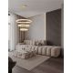 Pendule, Lustre suspendate - Lustra suspendata LED CCT design circular Luana 80cm NVL-9130637