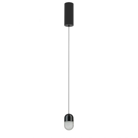 Pendule, Lustre suspendate - Pendul LED design minimalist 7W 3000K SANDY Black ZB-25140