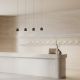 Pendule, Lustre suspendate - Pendul LED design minimalist 7W 3000K SANDY BLACK ZB-25137