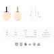 Pendule, Lustre suspendate - Pendul LED design modern PUEBLA auriu satinat MA-8888