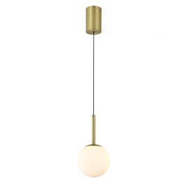 Pendul LED design modern PUEBLA auriu satinat MA-8888