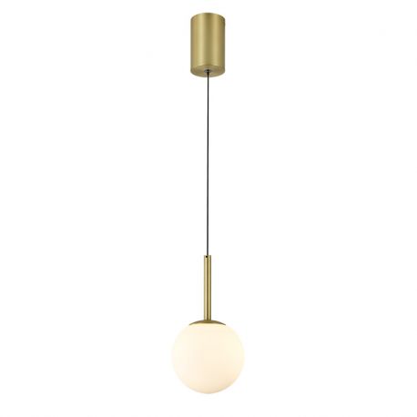 Pendule, Lustre suspendate - Pendul LED design modern PUEBLA auriu satinat MA-8888