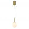 Pendul LED design modern PUEBLA auriu satinat MA-8888