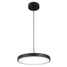 Pendul LED Diametru 40cm, Negru, 18W BLACK-BRUSHED BRASS ZB-25145
