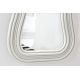 Oglinzi - Oglinda de perete decorativa Alice II 100cm alb A-45943 VC
