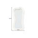 Oglinzi - Oglinda de perete decorativa Alice II 100cm alb A-45943 VC