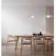Pendule, Lustre suspendate - Lustra/Pendul LED design modern LIDIA alb MA-8979