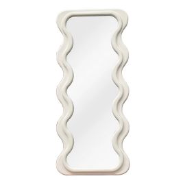 Oglinzi - Oglinda de perete design modern CURVY 160cm, alb A-45942 VC