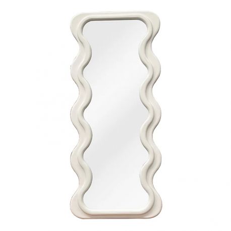 Oglinzi - Oglinda de perete design modern CURVY 160cm, alb A-45942 VC