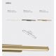 Aplice, corpuri de iluminat pentru pereti - Aplica de perete LED design modern liniar LINEAL alb MA-8962
