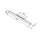 Aplice, corpuri de iluminat pentru pereti - Aplica de perete LED design modern liniar LINEAL negru MA-8963