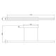 Pendule, Lustre suspendate - Lustra LED suspendata design modern liniar LINEAL alb MA-9034