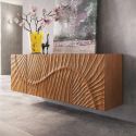 Comoda suspendata din lemn de mango Scorpion 180cm, maro A-46647 VC