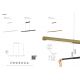 Pendule, Lustre suspendate - Lustra LED suspendata design modern liniar LINEAL negru MA-9035