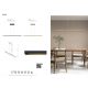 Pendule, Lustre suspendate - Lustra LED suspendata design modern liniar LINEAL negru MA-8954