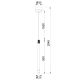 Pendule, Lustre suspendate - Pendul LED stil minimalist MOANA negru MA-8971