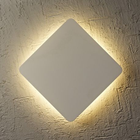 Aplice, corpuri de iluminat pentru pereti - Aplica LED stil ambiental BORA BORA square 3000K 12W alba MA-C0104