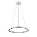 Lustra LED design circular, Diametru 62,8cm, RIUMAR alb, MA-8672