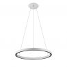 Lustra LED design circular, Diametru 62,8cm, RIUMAR alb, MA-8672