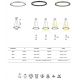 Pendule, Lustre suspendate - Lustra LED design circular, Diametru 62,8cm, RIUMAR arena, MA-8674