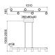 Pendule, Lustre suspendate - Lustra suspendata cu 6 spoturi SAL auriu/negru MA-8486