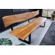 Banchete-Tabureti - Banca design industrial vintage Mammut 200cm, salcam A-46154 VC
