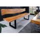 Banchete-Tabureti - Banca design industrial vintage Mammut 200cm, salcam A-46154 VC