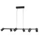 Pendule, Lustre suspendate - Lustra suspendata cu 6 spoturi SAL negru MA-8298
