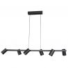 Lustra suspendata cu 6 spoturi SAL negru MA-8298