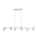 Lustra suspendata cu 6 spoturi SAL alb MA-8297