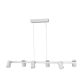 Pendule, Lustre suspendate - Lustra suspendata cu 6 spoturi SAL alb MA-8297