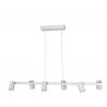 Lustra suspendata cu 6 spoturi SAL alb MA-8297
