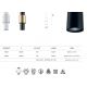 Pendule, Lustre suspendate - Pendul LED design minimalist 7W 3000K CLIFTON alb MA-8564