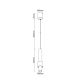 Pendule, Lustre suspendate - Pendul LED design minimalist 7W 3000K CLIFTON alb MA-8564