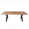 Masa design industrial vintage Mammut X 200cm, salcam A-6538333 VC