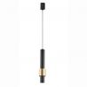 Pendul LED design minimalist 7W 3000K CLIFTON negru/ auriu MA-8565
