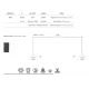 Pendule, Lustre suspendate - Lustra cu 2 pendule LED design tehnic ORION MA-7306