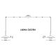 Pendule, Lustre suspendate - Lustra cu 2 pendule LED design tehnic ORION MA-7306