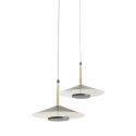 Lustra cu 2 pendule LED design tehnic ORION MA-7306