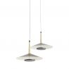 Lustra cu 2 pendule LED design tehnic ORION MA-7306
