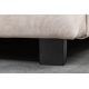 Paturi - Pat elegant tapitat cu catifea sampanie, Paris 180x200cm A-6543105 VC
