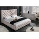 Paturi - Pat elegant tapitat cu catifea sampanie, Paris 180x200cm A-6543105 VC