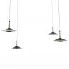 Lustra cu 4 pendule LED design tehnic ORION MA-7307